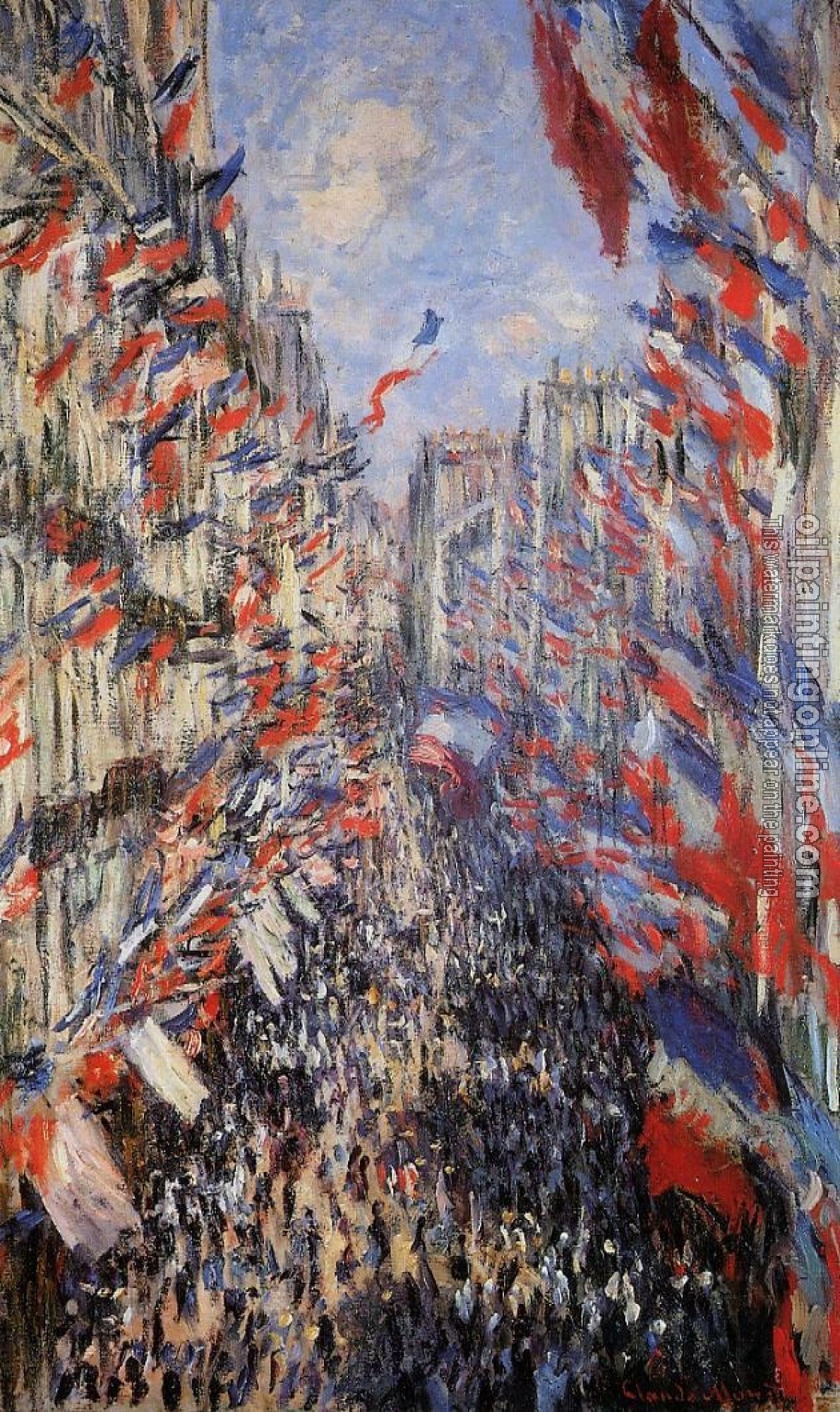Monet, Claude Oscar - Rue Montorgeuil 30th of June 1878